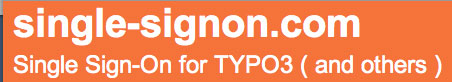 Single Sign On Typo3 