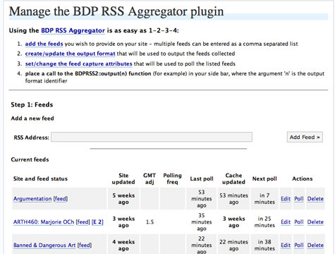 BDP RSS Overview