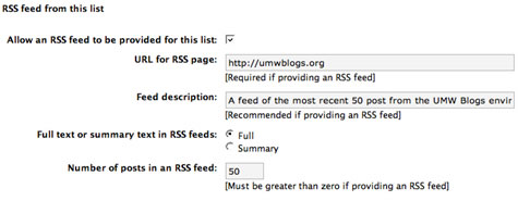 RSS Feed for List BDP RSS