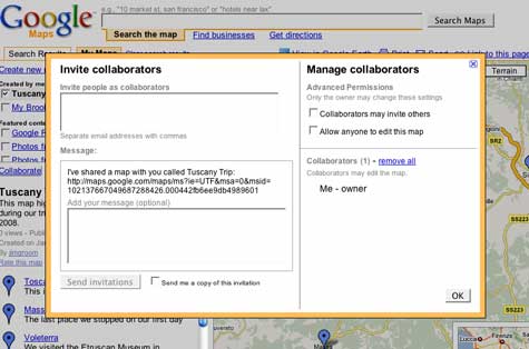 Google Maps Collaborate
