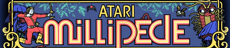 Image of Millipede arcade marquee