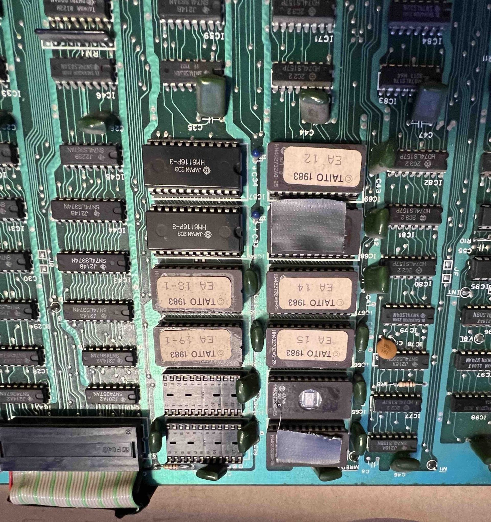 Image of CPU main board as reference for chip placement