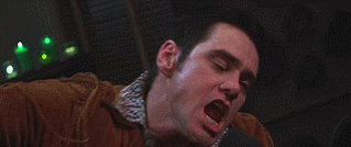 Image of Jim Carey doing karaoke from film Cable Guy