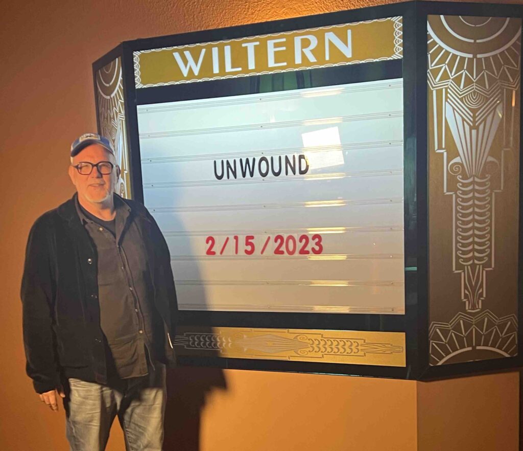 image of me In the lobby at the Wiltern ready to rock with Unwound
