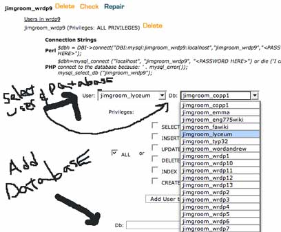 Screenshot of MySQL Databases 4